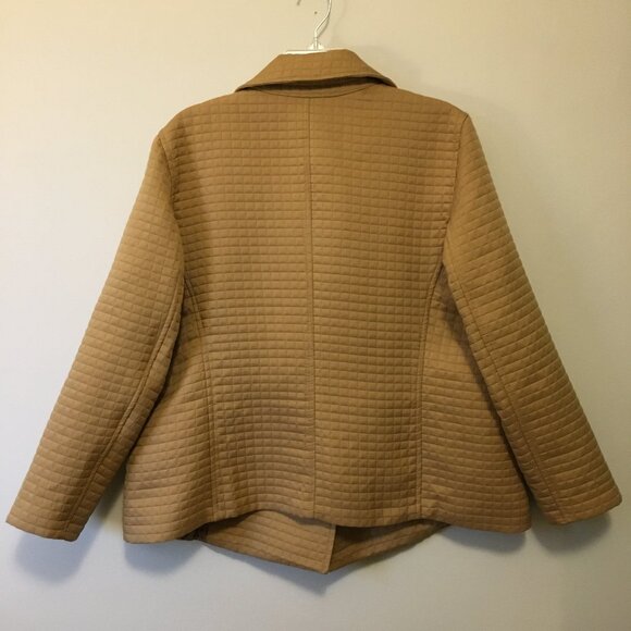 Vintage Honey Dijon Quilted Coat Made in Canada - Picture 2 of 16